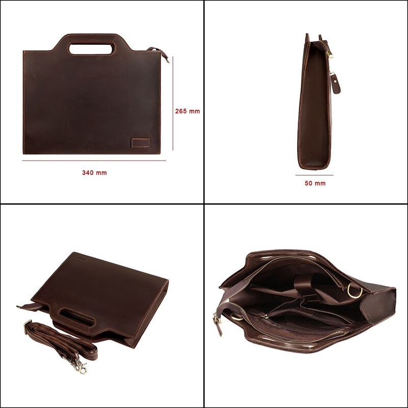 Leather Laptop Briefcase Manufacturer - Wholesale Price Full Grain Cow Hide Case