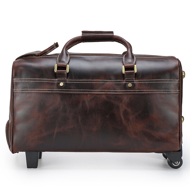 Leather Travel Luggage Bag Manufacturer - High Quality Customized Suitcase With Wheels