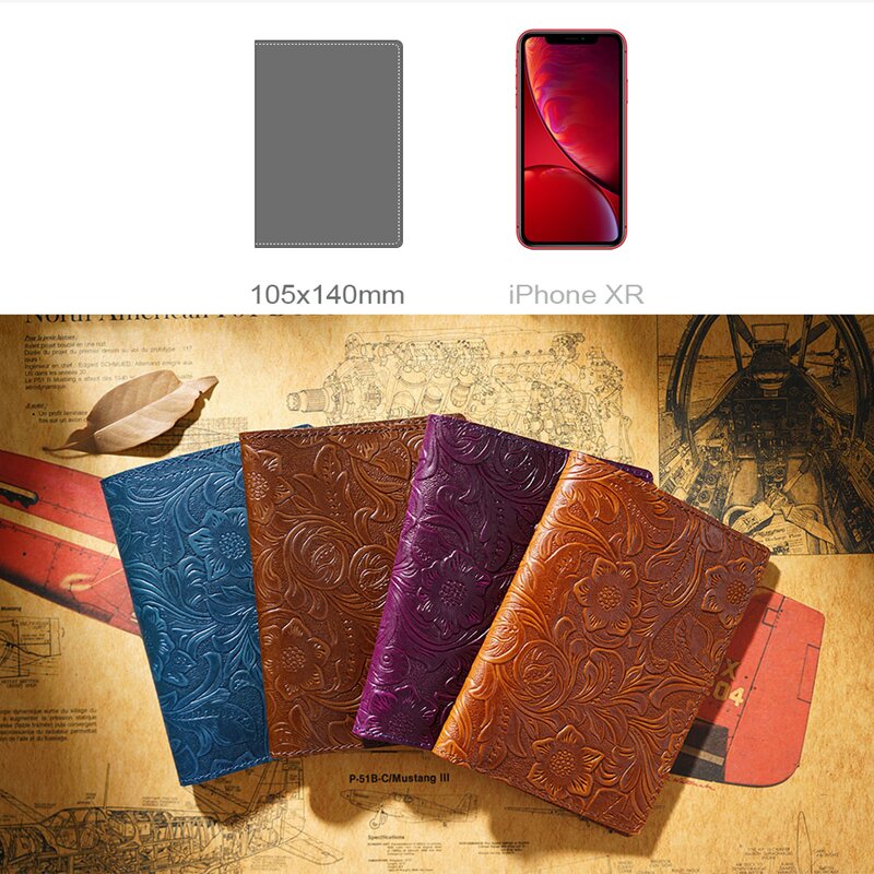Leather Passport Case Manufacturer - Colorful Custom Full Grain Genuine Cover