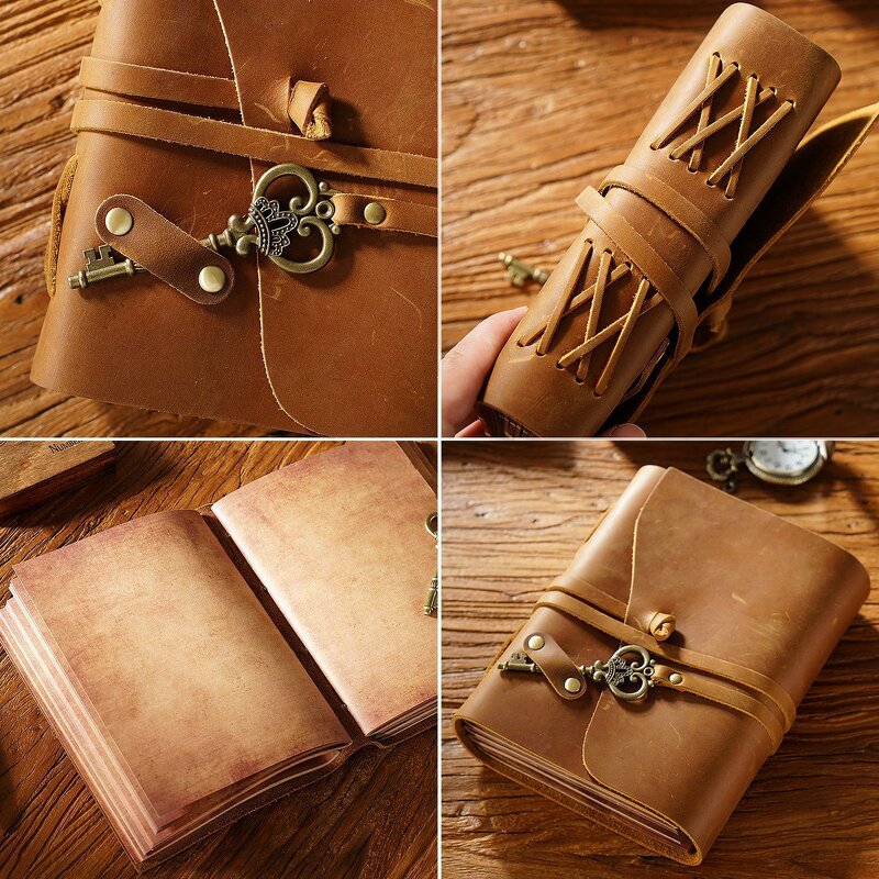Leather Journal Notebook Supplier - Vintage Leather Gift Custom Artist Travel