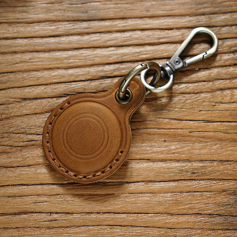 Leather Key Ring Tag Manufacturer - Original Factory Custom Creative Real Genuine