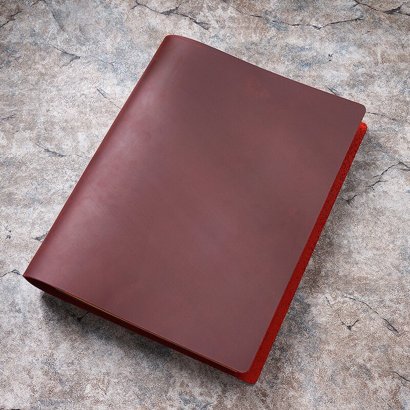 Leather Book Cover Manufacturer - Drop Shipping Full Grain Workbook Business Account