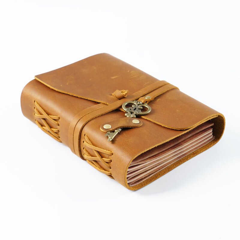 Leather Journal Notebook Supplier - Vintage Leather Gift Custom Artist Travel