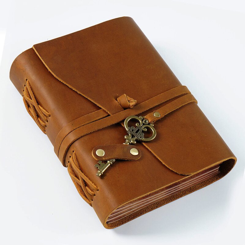 Leather Journal Notebook Supplier - Vintage Leather Gift Custom Artist Travel