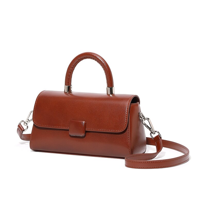 Leather Shoulder Messenger Bags Supplier - Factory Drop Shipping Lady Soft Hand