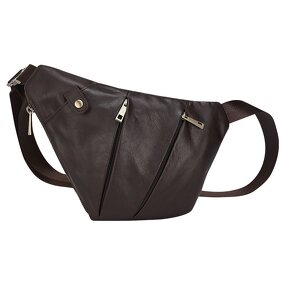 Leather Crossbody Bag Supplier - TIDING Men Slim Anti Theft Full Grain Cowhide