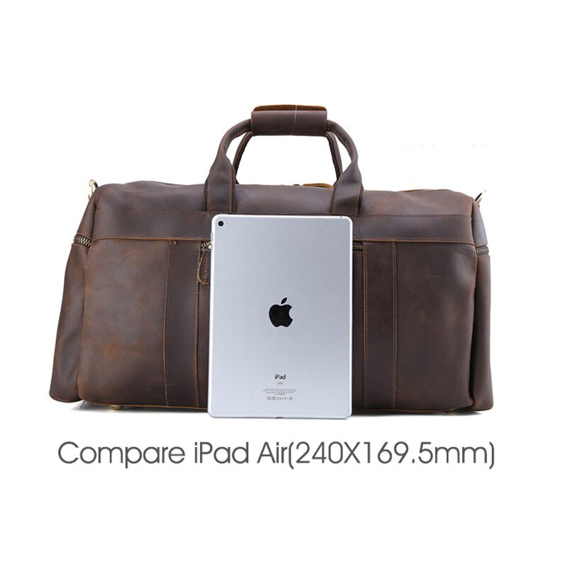 Leather Duffle Bag Supplier - High Quality Customize Genuine Mens Weekender