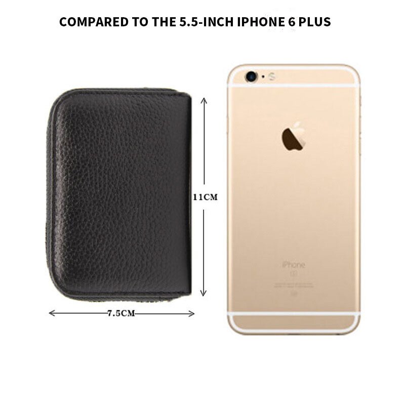 Leather Coin Purse Manufacturer - Multicolor Genuine Women Full Grain Zipper