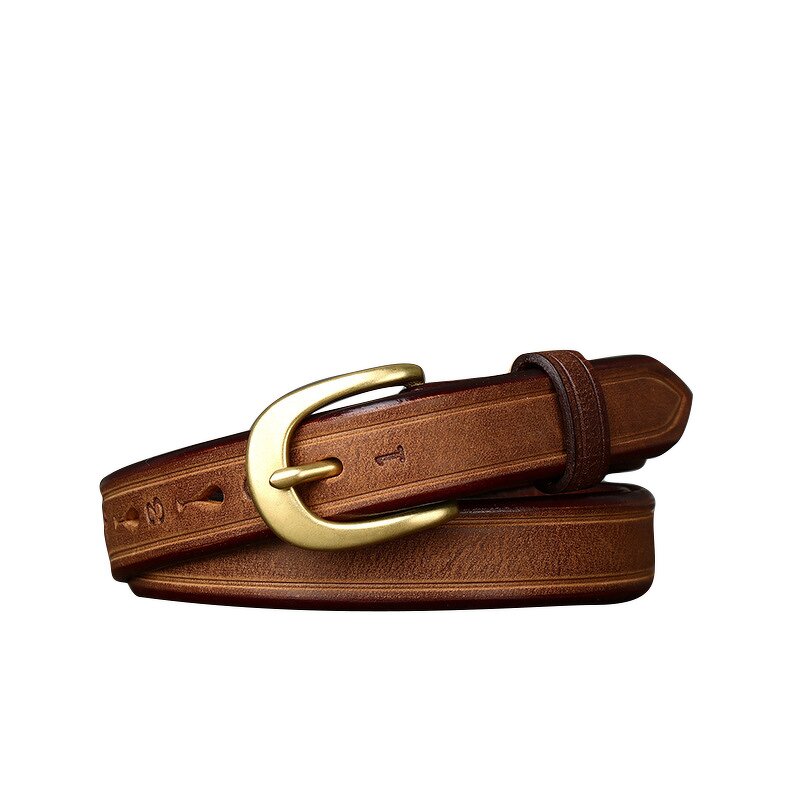 Leather Slim Belt Manufacturer - Pin Buckle Brands Luxury Custom Designer Full Grain