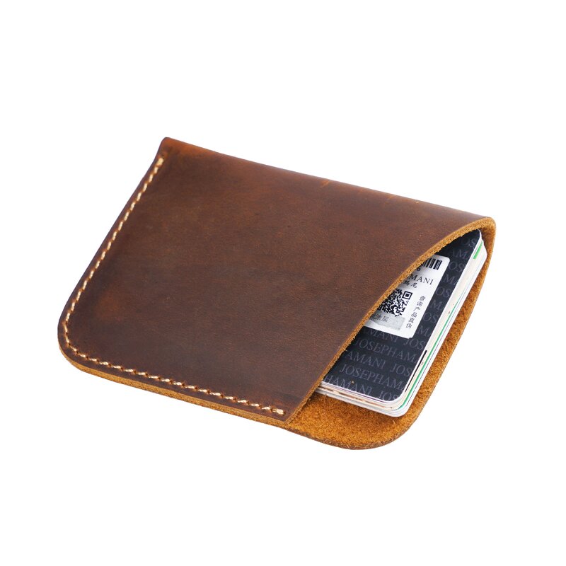 Leather Cardholder Manufacturer - Stock Drop Shipping Minimalist Multicolor Genuine