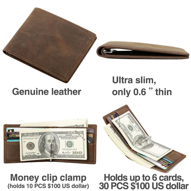 Leather Card Holder Supplier - High Quality Hot Sale Customize Cowhide RFID