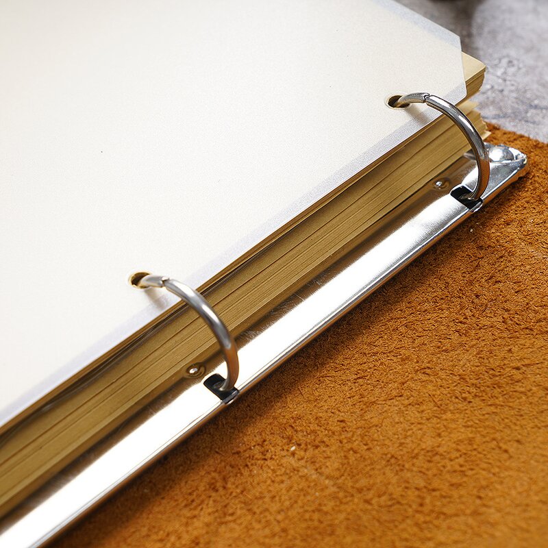 Leather Book Cover Manufacturer - Drop Shipping Full Grain Workbook Business Account