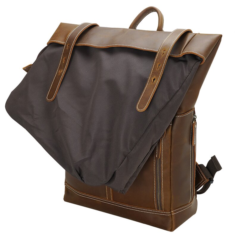 Leather Backpack Manufacturer - Vintage Design Customized Full Grain Real School