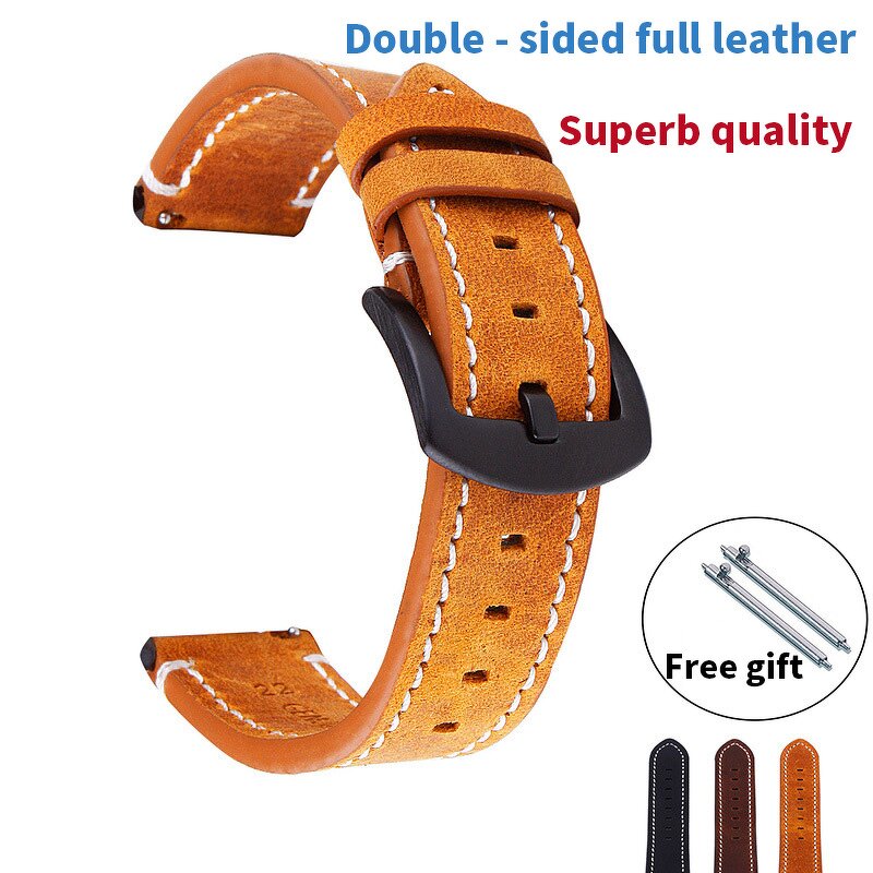 Leather Watch Strap Supplier - Drop Shipping Hot Selling Real Leather Custom Color