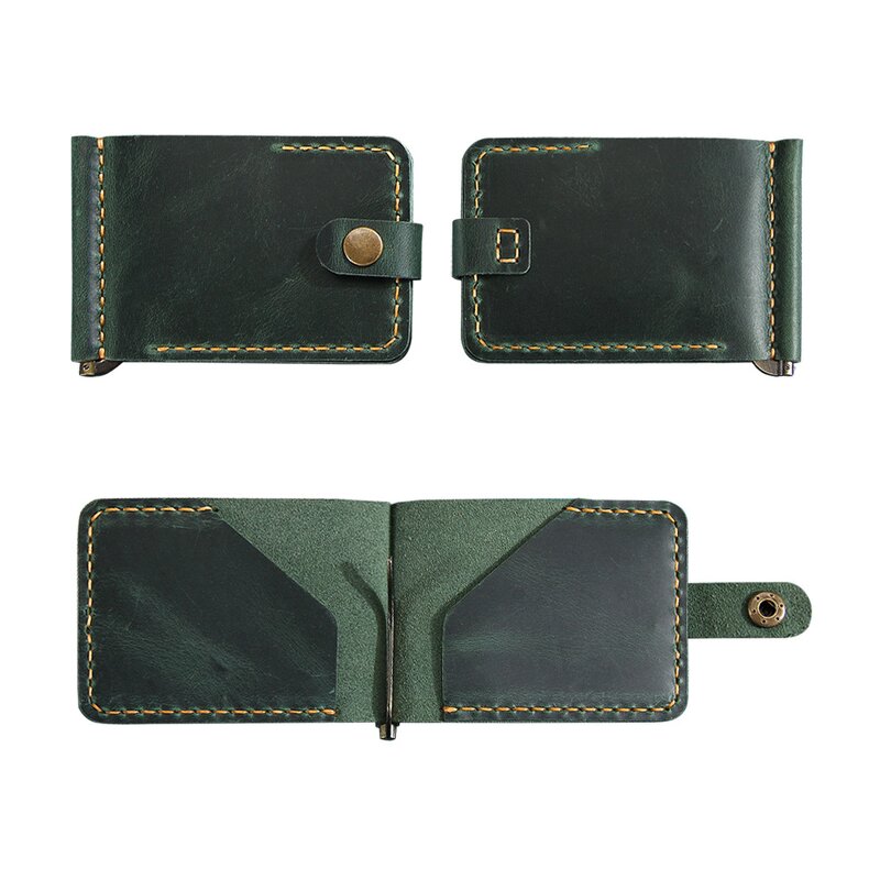Leather Cardholder Wallet Manufacturer - Multicolor Cowhide Slim Full Grain with Clip