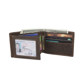 Leather Wallet Factory - Factory Supply Wholesale Brown Crazy Horse Full Grain