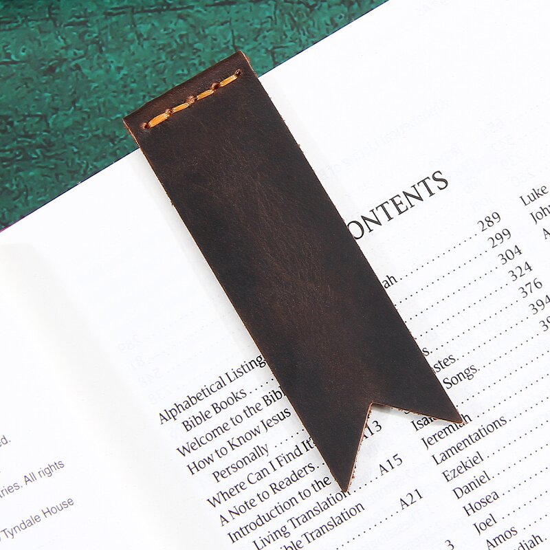 Leather Bookmark Manufacturer - Hot Sale Creativity Custom Shape Design Real Cow