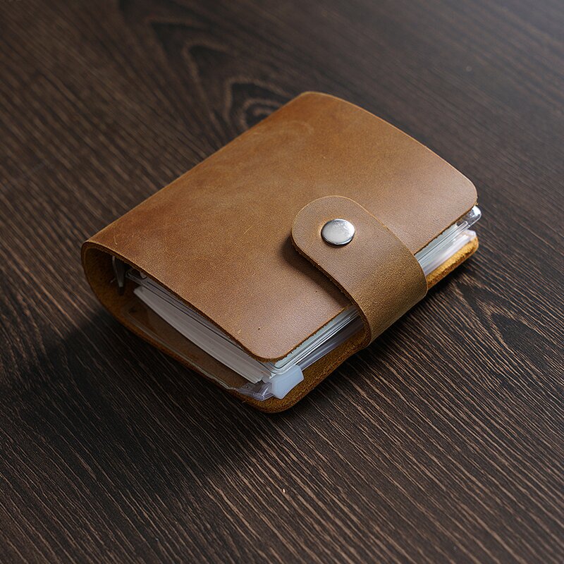 Leather Notebook Cover Manufacturer - Small Design Genuine Notepad Memo Cover