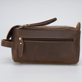 Leather Travel Toiletry Bag Manufacturer - Wholesale Genuine Large Capacity Makeup