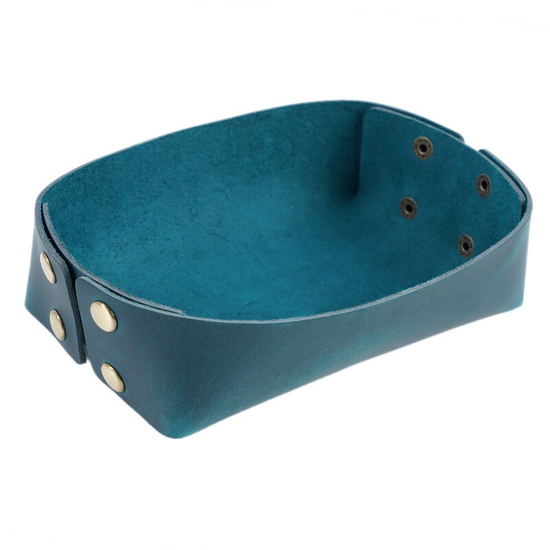 Leather Tray Box Supplier - Hot Sale Full Grain Crazy Horse Luxury Organizer