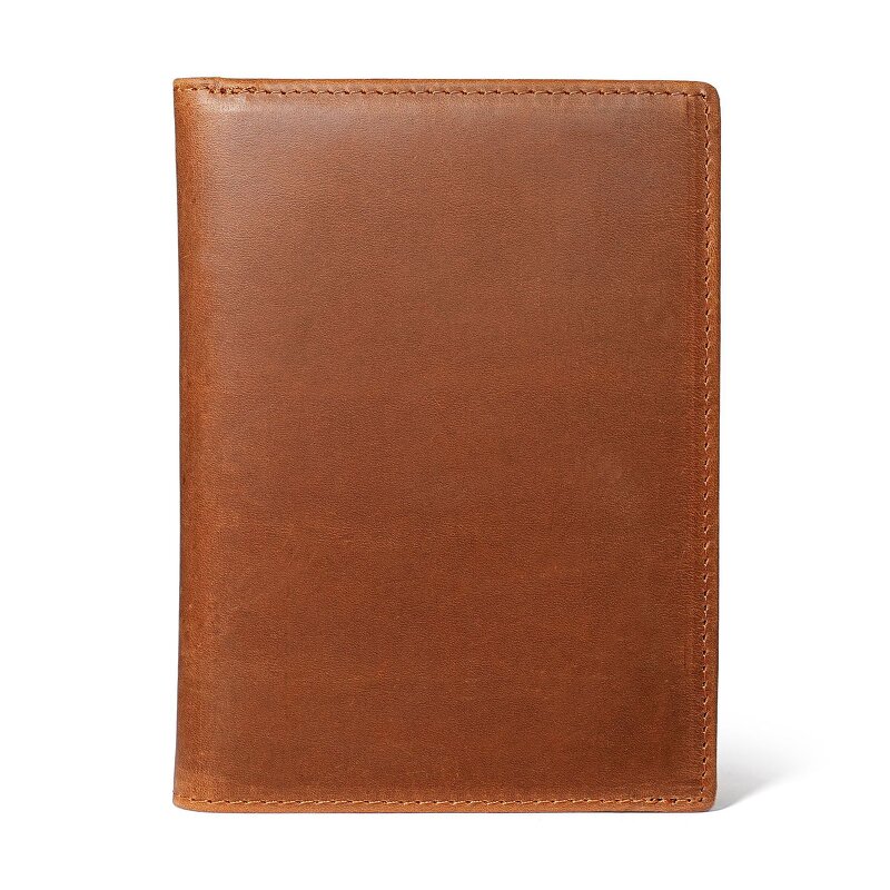 Leather Passport Cover Manufacturer - Wholesale Price Genuine Cowhide Bifold Wallet