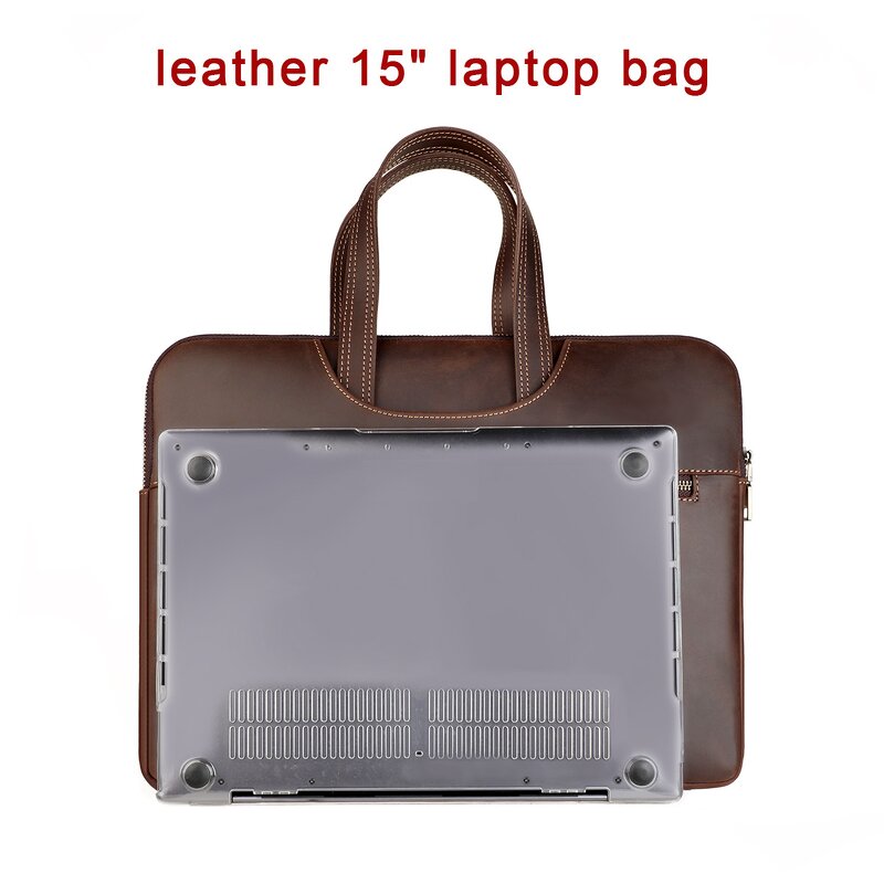 Leather Business Bag Manufacturer - New Design Simple Style Genuine Laptop