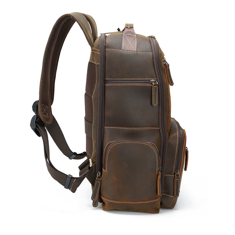 Leather Backpack Manufacturer - Vintage Design Wholesale Full Grain Crazy Horse