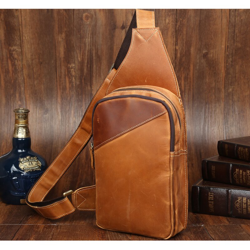 Leather Crossbody Bag Manufacturer - Factory Wholesale Custom Men Cross Body