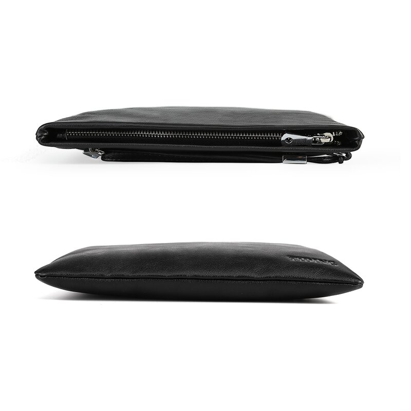 Leather Envelope Clutch Bag Supplier - Waterproof Black Soft Men Designer Genuine