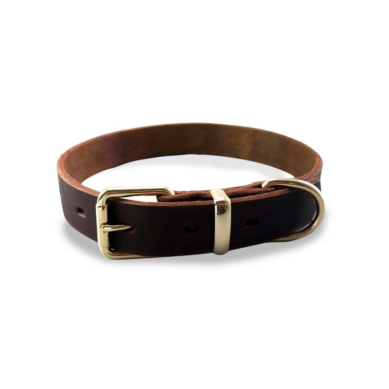 Leather Pet Collar Manufacturer - Custom Size Handmade Cow Hide Genuine Real