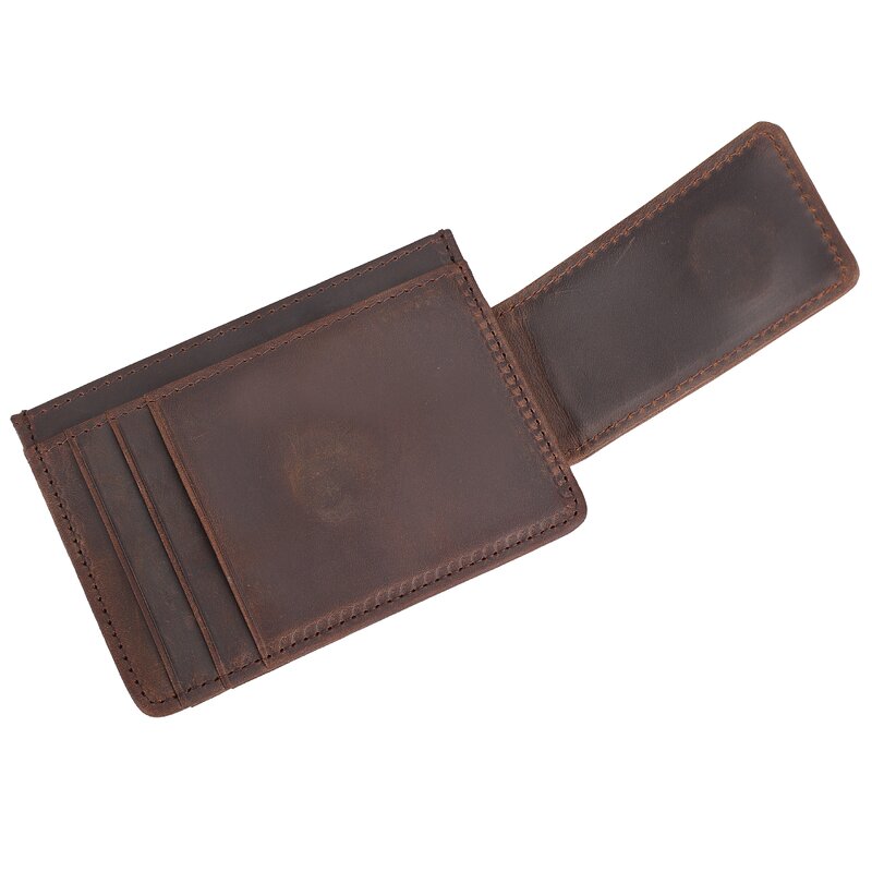 Leather Money Clip Wallet Supplier - OEM ODM Strong Magnet Customizable Card