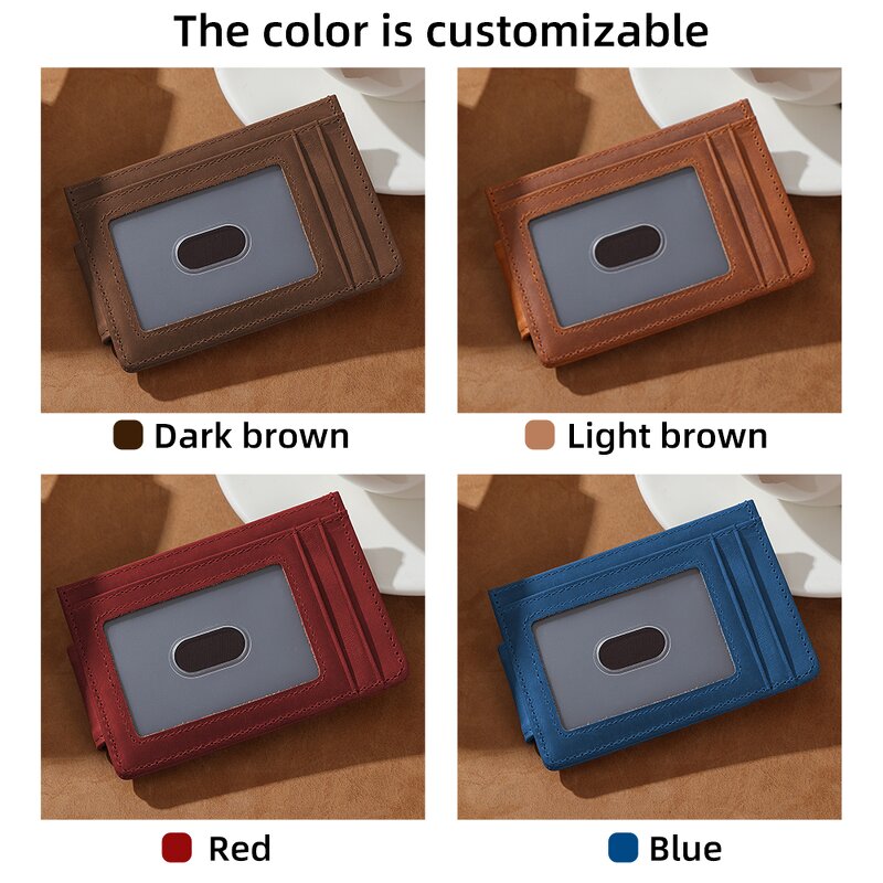 Leather Money Clip Wallet Supplier - OEM ODM Strong Magnet Customizable Card