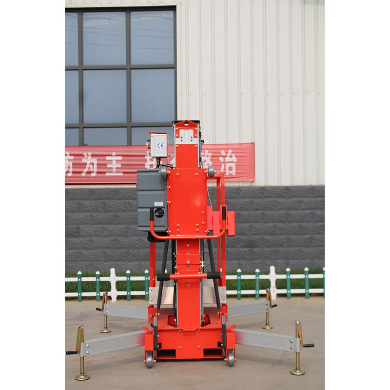 Single Mast Platform Manufacturer - OEM/ODM 5-12M AC Battery Aluminum Mast with CE