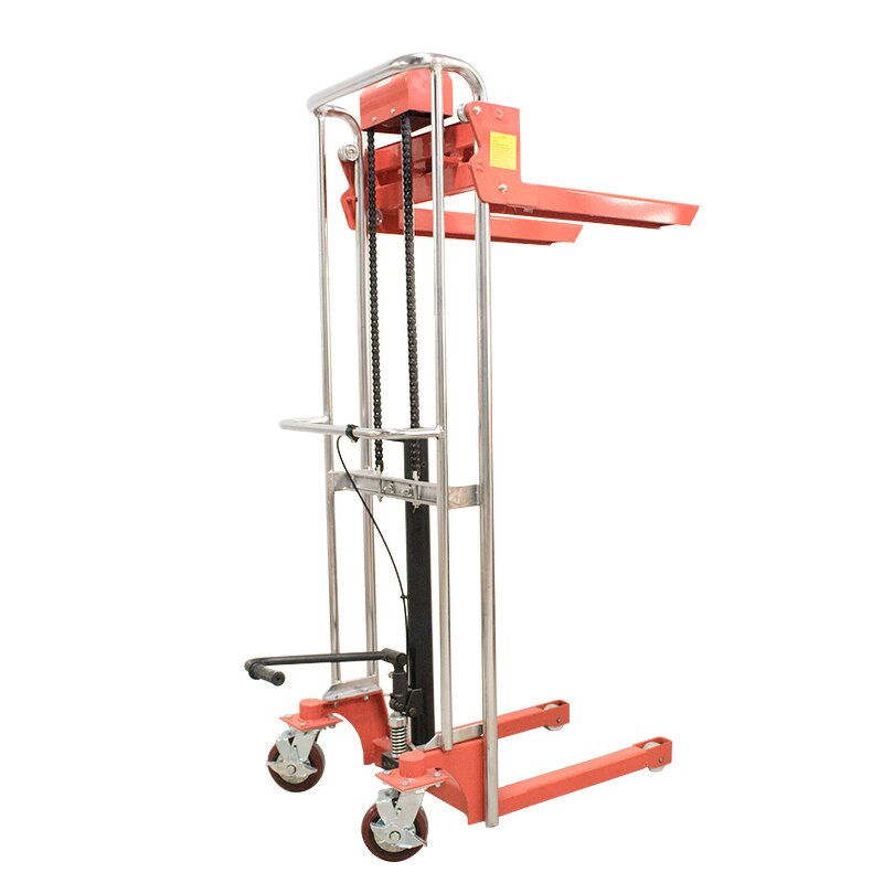 Manual Stacker Forklift Factory - OEM/ODM HS0.4 400kg 1.5 Meter Stainless Steel