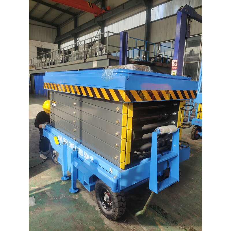 Hydraulic Scissor Lift Factory - OEM/ODM 4-14M 500kg Load Mobile Aerial Work with CE