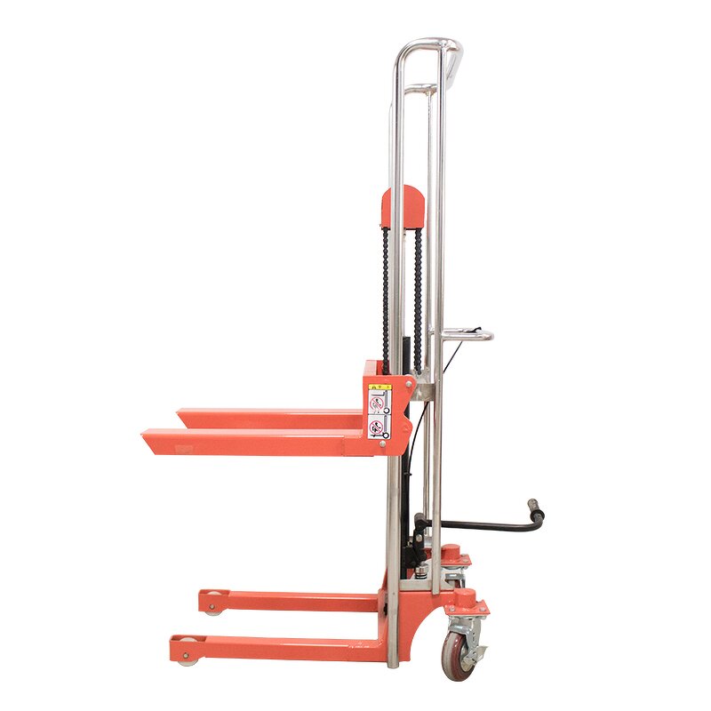 Manual Stacker Forklift Factory - OEM/ODM HS0.4 400kg 1.5 Meter Stainless Steel