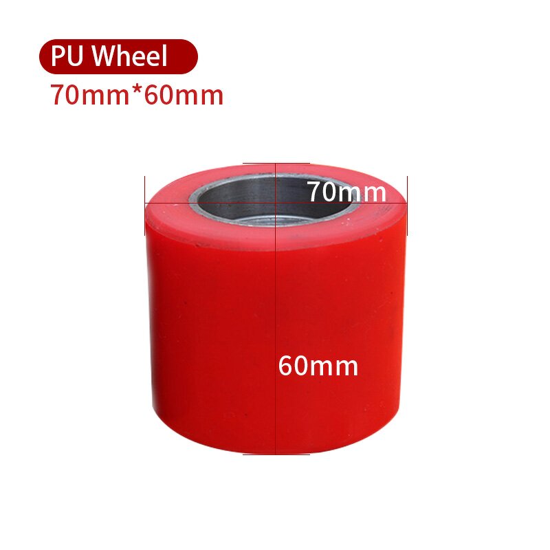 Pallet Jack Wheels Factory - OEM/ODM 70x60mm PU Polyurethanes Nylon Spare Parts