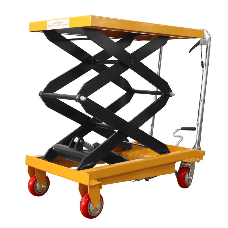 Hydraulic Lift Table Manufacturer - OEM/ODM 150-1000kg Manual Scissor Lift Cart