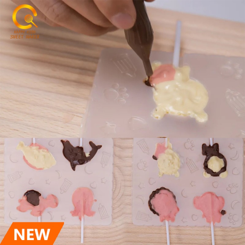 Chocolate Lollipop Supplier - Bulk Cartoon Animal DIY Handmade