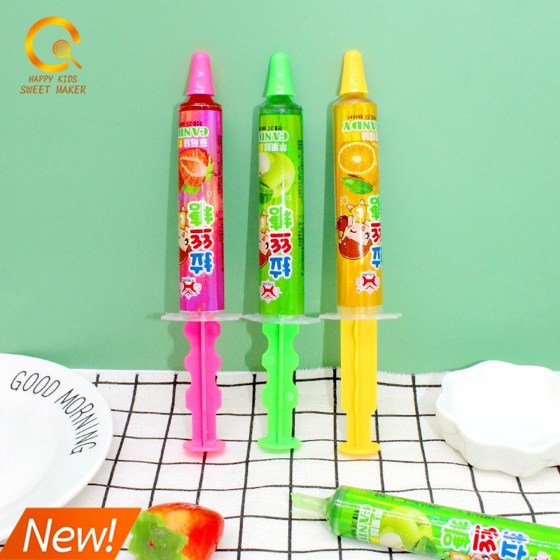 Syringe Candy Factory - Bulk Jam Candy Funny Syringe Toy Fruit