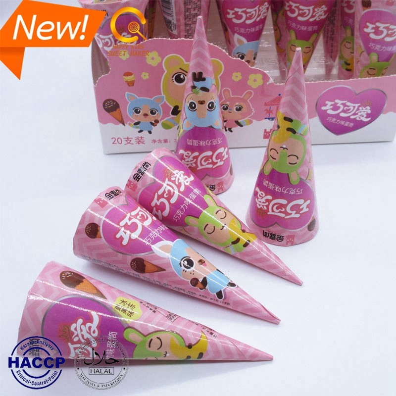 Wafer Cone Factory - OEM Ice Cream Chocolate Shaped Biscuit