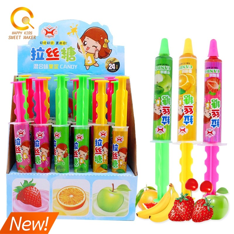 Syringe Candy Factory - Bulk Jam Candy Funny Syringe Toy Fruit