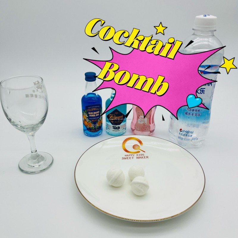Effervescent Tablets Factory - OEM Mocktail Flavor Cocktail Bomb