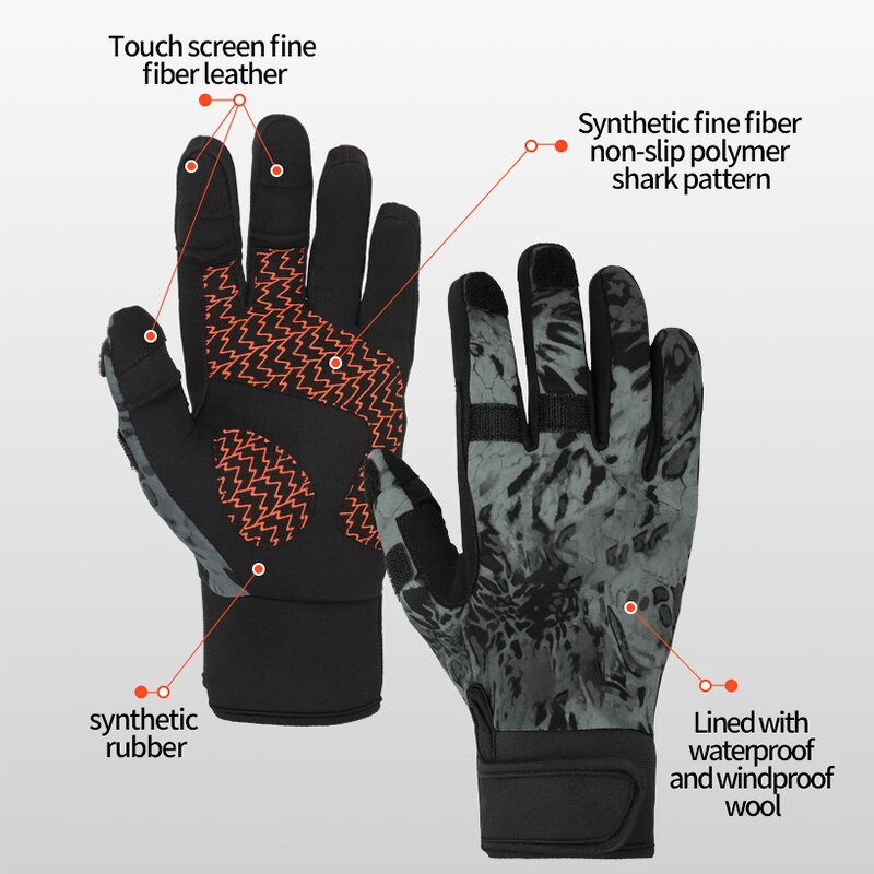Outdoor Sport Fish Gloves Manufacturer - OEM/ODM Wholesale Unisex 4 Season Non-Slip Breathable