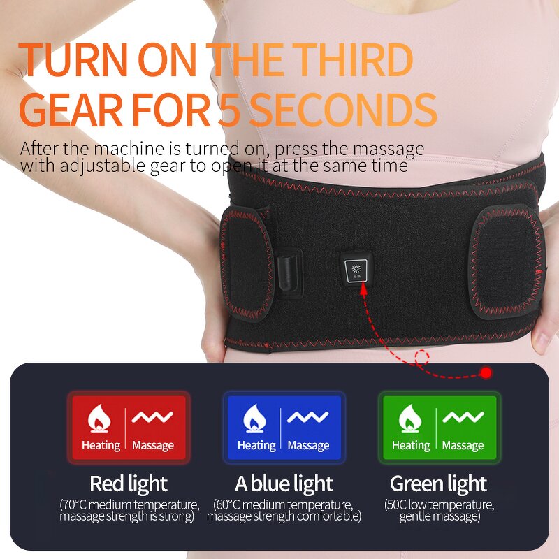 Heat Therapy Belt Factory - OEM/ODM Warmer Back Waist Pain Relief Hot Cold Pack