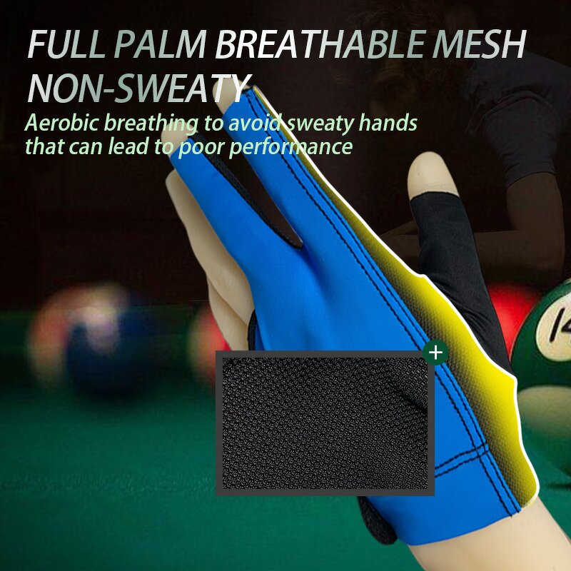 Billiards Gloves Manufacturer - OEM/ODM Wholesale Custom Logo Non-Slip 3 Fingers