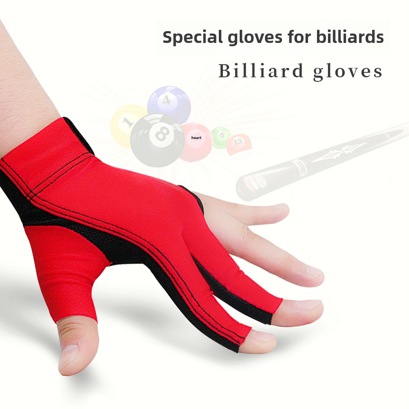 Billiard Gloves Manufacturer - OEM/ODM Professional Snooker Accessories Three Finger