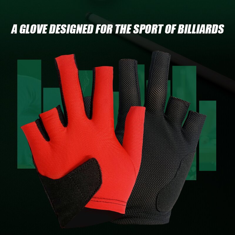 Billiards Cue Glove Factory - OEM/ODM Wholesale Women Men Three Finger Custom Logo