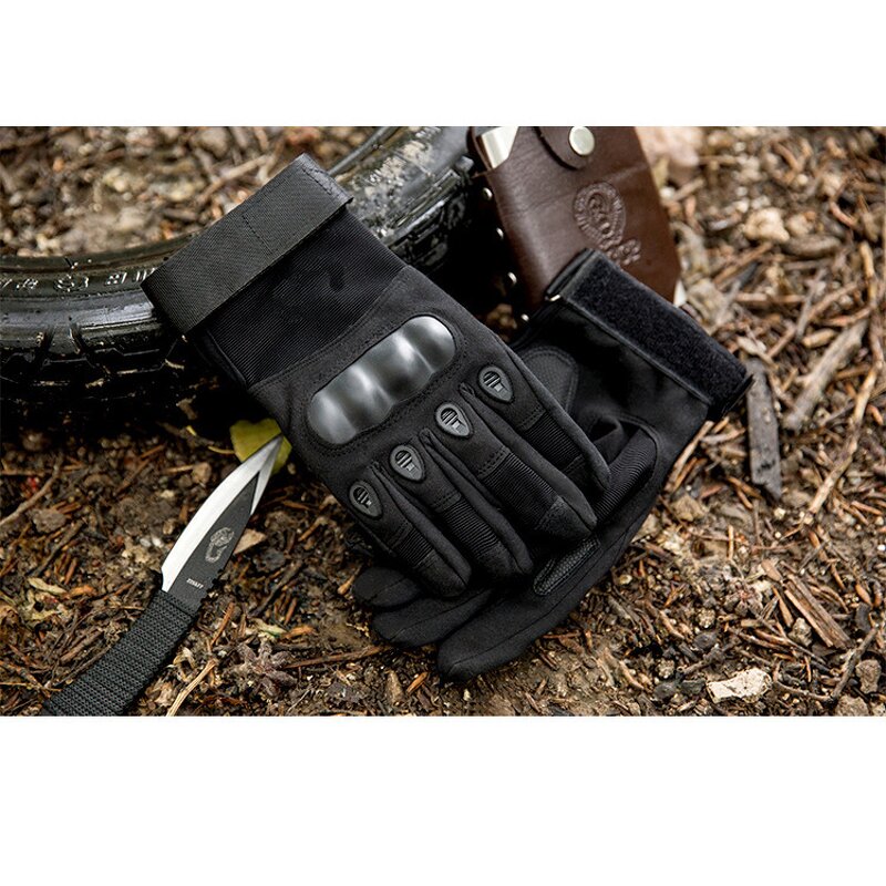 Hard Shell Tactical Gloves Factory - OEM/ODM Full Finger for Custom Guantes for Man