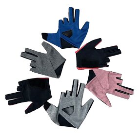 Billiard Gloves Factory - OEM/ODM Gray Soft Breathable 3 Finger Non-Slip for Man Woman